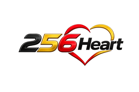 256 Heart logo